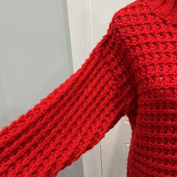 Skye’s The Limit woman’s red knitted turtleneck sweater, size XL - Picture 7 of 9